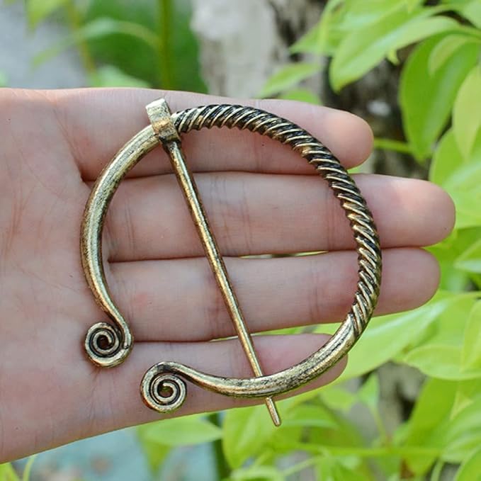 銅製　ビッグサイズ　ハンドメイド　アンティークブローチ ハンドメイド】アンティークビーズブローチ バッグチャーム